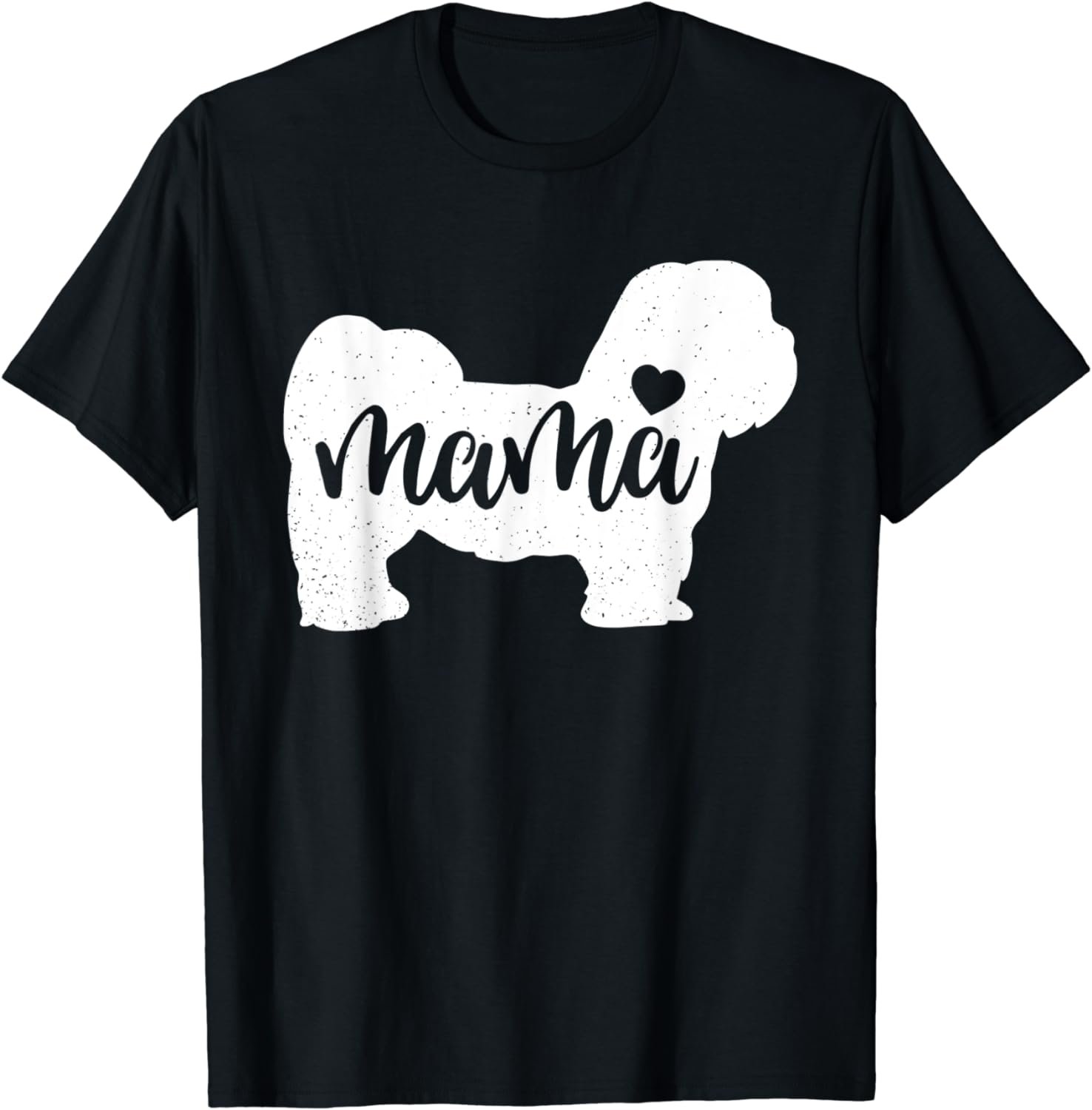 Lhasa Apso Mama Mom Dog Cute Mothers Day Gift T-Shirt