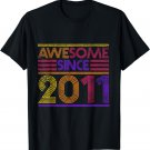 11th Birthday Gifts Boys Girls - Awesome Since 2011 T-Shirt