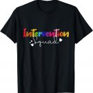 Intervention Teacher School Squad Intervention Specialist T-Shirt