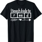 I teach kids to read Science of Reading Funny men women kids T-Shirt