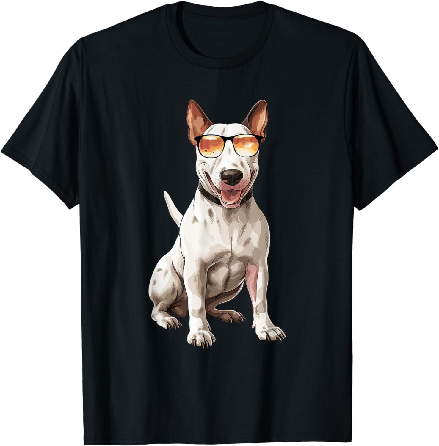 Miniature Bull Terrier Dog Sunglasses For Men Women Funny T-Shirt