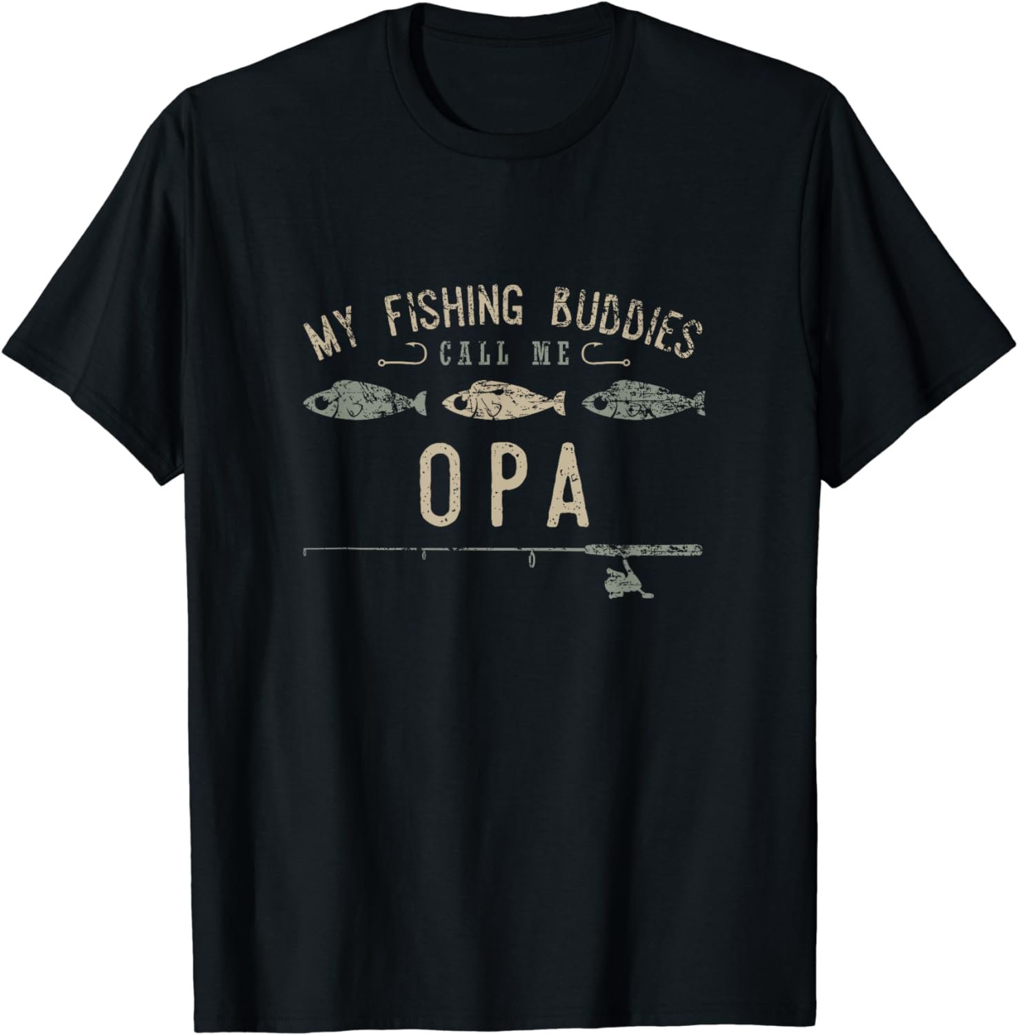 My Fishing Buddies Call Me Opa Shirt, Cute Father's Day Gift