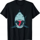Megalodon Shark 7th Birthday 7 Years Megalodon Birthday T-Shirt