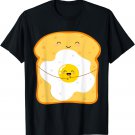 Funny Japanese Kawaii Egg Bread Cute Kawaii Breakfast Anime T-Shirt