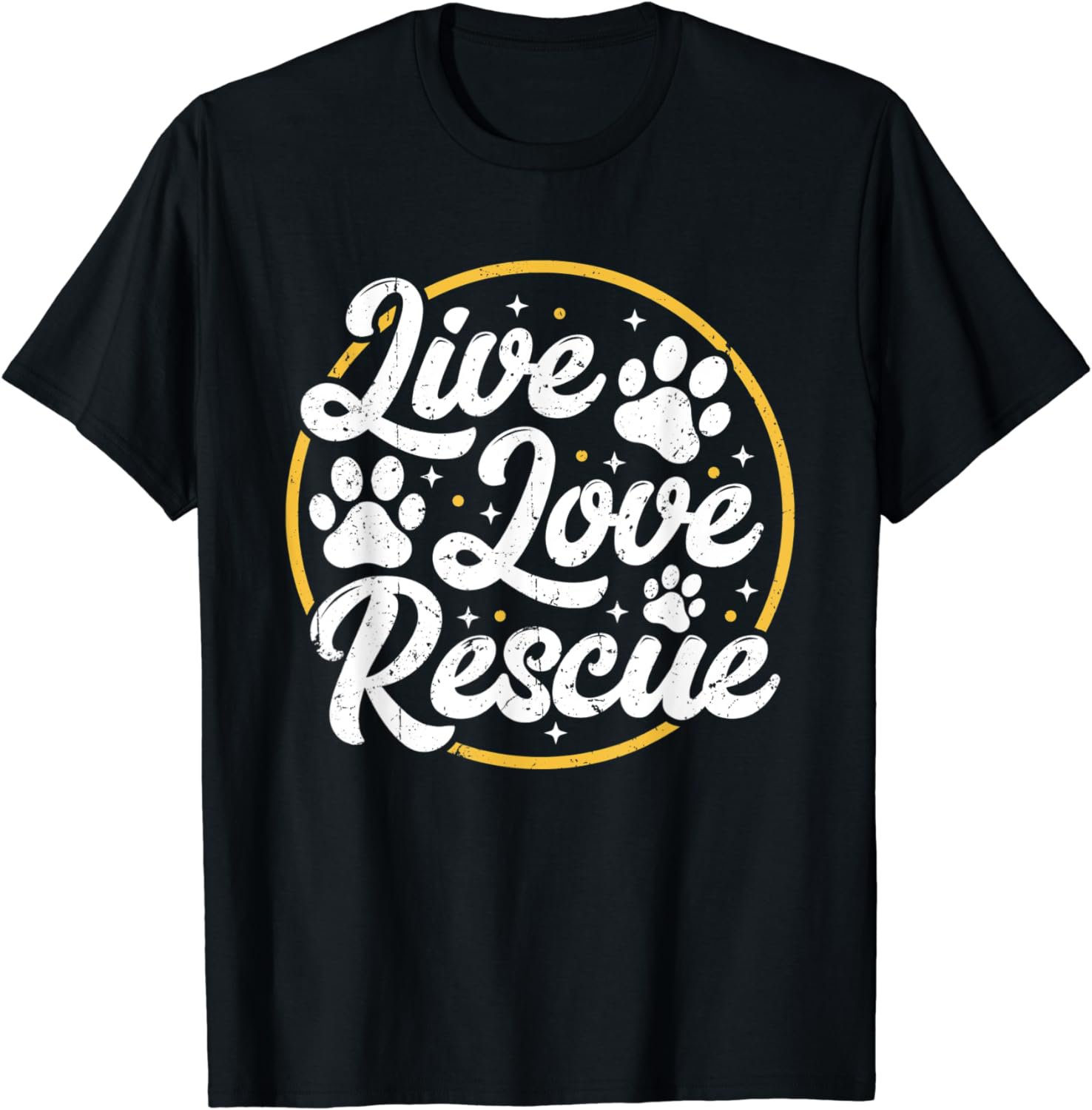 Dog Lover Adopt a Dog or Cat Cute Adoption Live Love Rescue T-Shirt