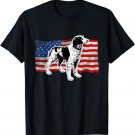 Brittany Spaniel T Shirt American Flag Dog Love Dogs Gift