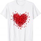Valentine's Heart Doodles Love Cute Red Heart Valentine T-Shirt
