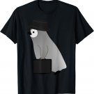 Busy Penguin Working Top Hat Briefcase Cute T-Shirt