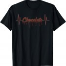 Chocolate Heartbeat EKG Lover Funny Cute Sweets T-Shirt