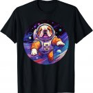 English Bulldog Astronaut Funny Dog Space T-Shirt