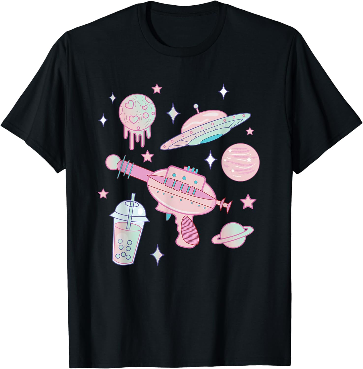 Alien Babe Pastel Goth Kawaii T-Shirt