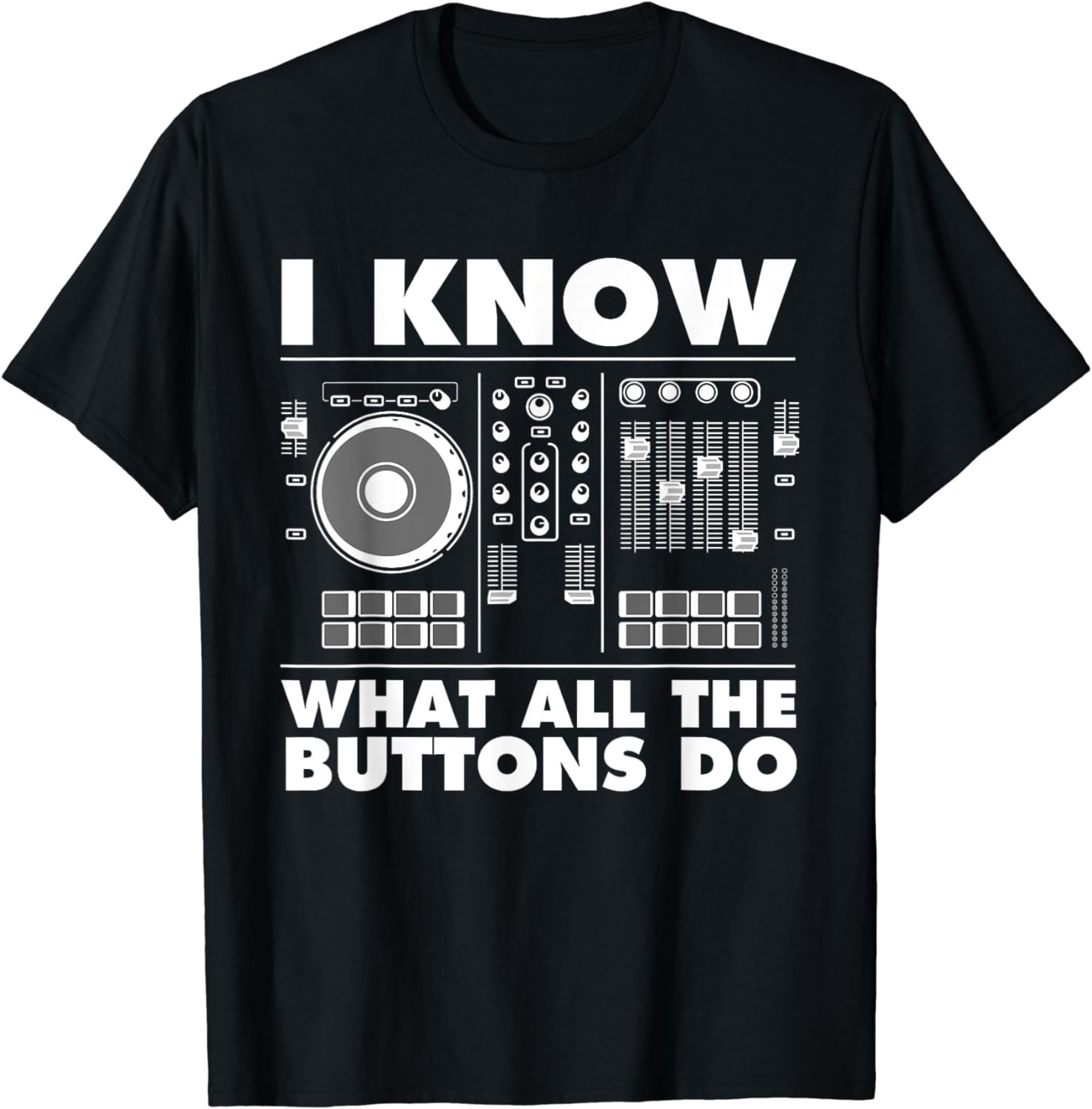 Funny Music Engineer Gift Cute DJ Sound Technician Men Women T-Shirt