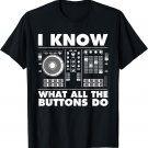 Funny Music Engineer Gift Cute DJ Sound Technician Men Women T-Shirt