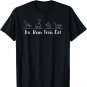 Un Deux Trois Cat Funny Vintage Cute Cat Lover T-Shirt