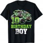 10 Year Old 10 Birthday Boy Monster Truck Car Party Outfit T-Shirt