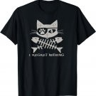 Pirate Cat Skull and Crossbones T-Shirt