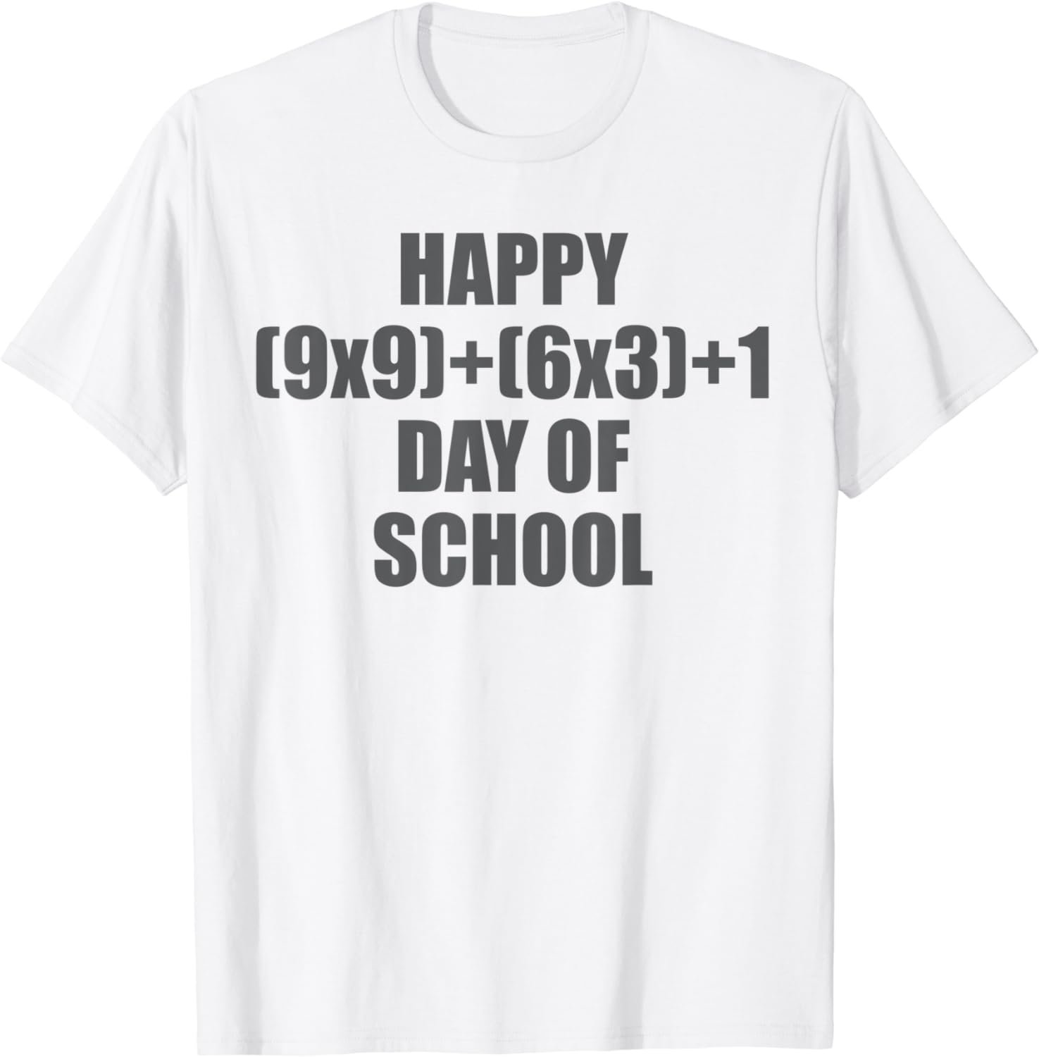100 Days of School Shirt Math problem for Teacher or Child T-Shirt