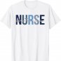 Retro Long-Term Care Nurse Print For Nursing Student T-Shirt