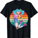 Cute Roller Skater Girl Rollerblading Lover Rollerblades T-Shirt