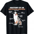 Anatomy Of An Australian Shepherd Cute Dogs Funny Dog T-Shirt