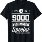 I'm Special Ehlers Danlos Black White Zebra Stripe Ribbon T-Shirt