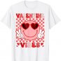 Groovy Valentine Vibes Valentines Day Shirts For Girl Womens T-Shirt