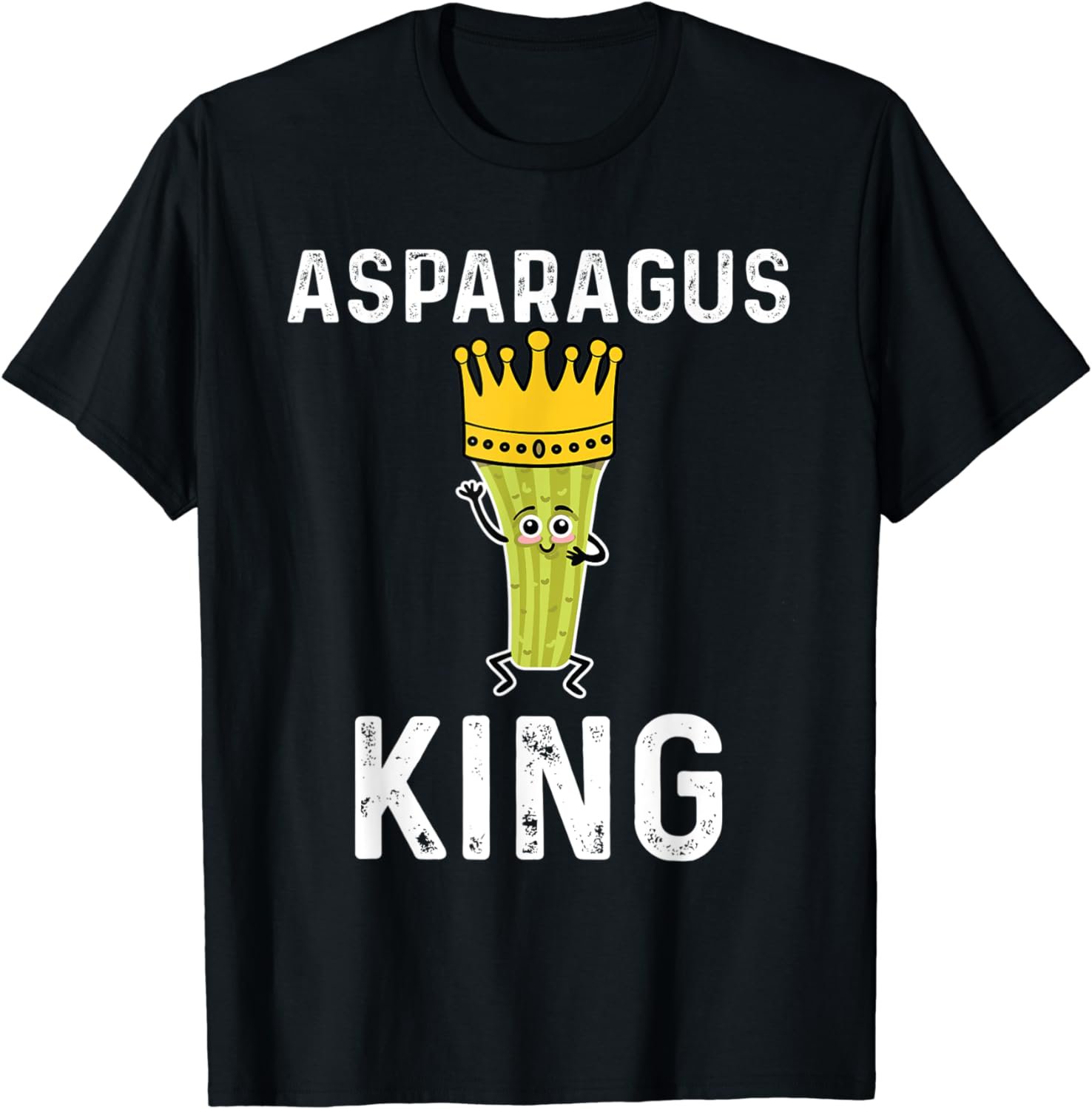 Cute Asparagus King Costume Vegetable Lover For Men T-Shirt