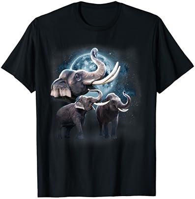 Elephants Howling at the Moon Shirt - Elephant T-Shirt