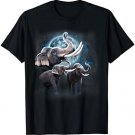 Elephants Howling at the Moon Shirt - Elephant T-Shirt