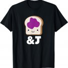 MATCHING SET Peanut Butter and Jelly Couples Friend Shirt T-Shirt