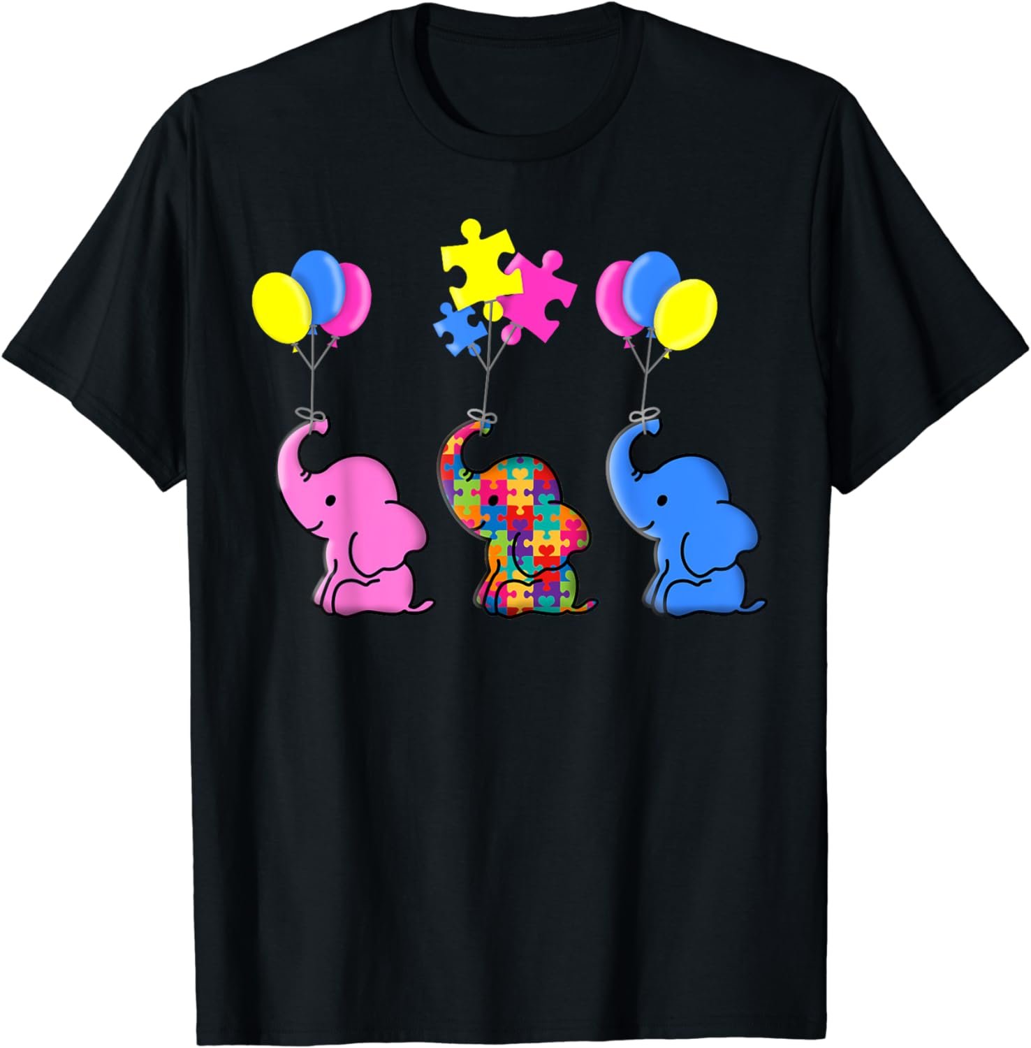 Autism Shirt Elephant Gift Autism Awareness Shirt Sensory T-Shirt