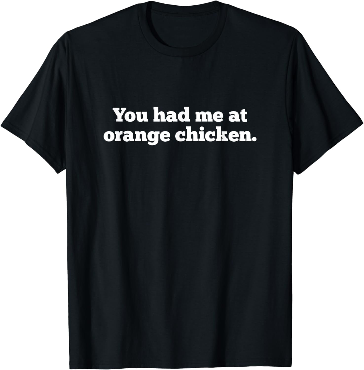 Funny Orange Chicken Chinese Food Lover Gift Take-Out Meme T-Shirt