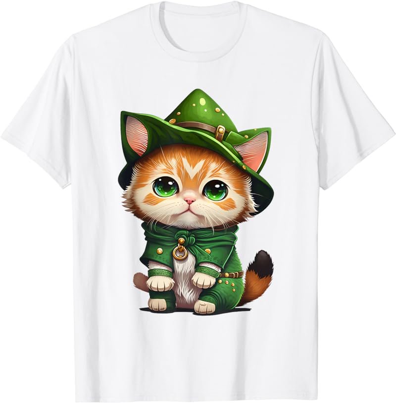 St. Patrick's Day Cats Lover Cute St Paddys Girls Women Men T-Shirt