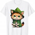 St. Patrick's Day Cats Lover Cute St Paddys Girls Women Men T-Shirt