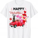 Cute Red Truck Bull Mastiff Valentines Day Costume Boy Girl T-Shirt