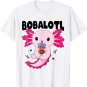 Bobalotl Kawaii Axolotl Drinking Boba Tea Pet Axolotl Lover T-Shirt