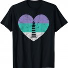 Lighthouse Boating Gift For Women & Girls Retro Cute T-Shirt