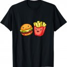 Fast Food Kawaii Cheeseburger Fries T-Shirt
