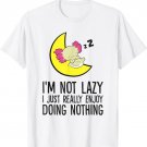 Axolotl Sleeping I Just Enjoy Doing Nothing Axolotl Pajama T-Shirt
