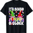 Its Bingo Time Saying Funny Gnome For Women Men Bingo Night T-Shirt