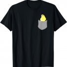 Fake Pocket Yellow Budgie Cute Yellow Budgerigar Birb memes T-Shirt