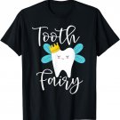 Cute Tooth Fairy Cartoon Drawing Halloween Costume T-Shirt