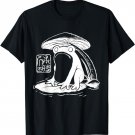 Grumpy Japanese Frog Cute Cottagecore Frog Goblincore Toad T-Shirt