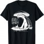 Grumpy Japanese Frog Cute Cottagecore Frog Goblincore Toad T-Shirt