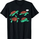 Cute Sleeping Sea Turtle Owner Gift T-Shirt