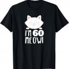 Cat Birthday Gift Woman 60th Birthday: Age 60th Year Meow!
