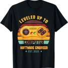 Promoted To Computer Software Engineer EST. 2025 Leveled Up T-Shirt