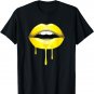 Yellow Ombre Dripping Lips T-Shirt