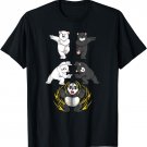 Cute Black And White Bear Into Panda Fusion Funny Gift T-Shirt