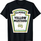 Group Condiments Funny DIY Halloween Costume Yellow Mustard T-Shirt